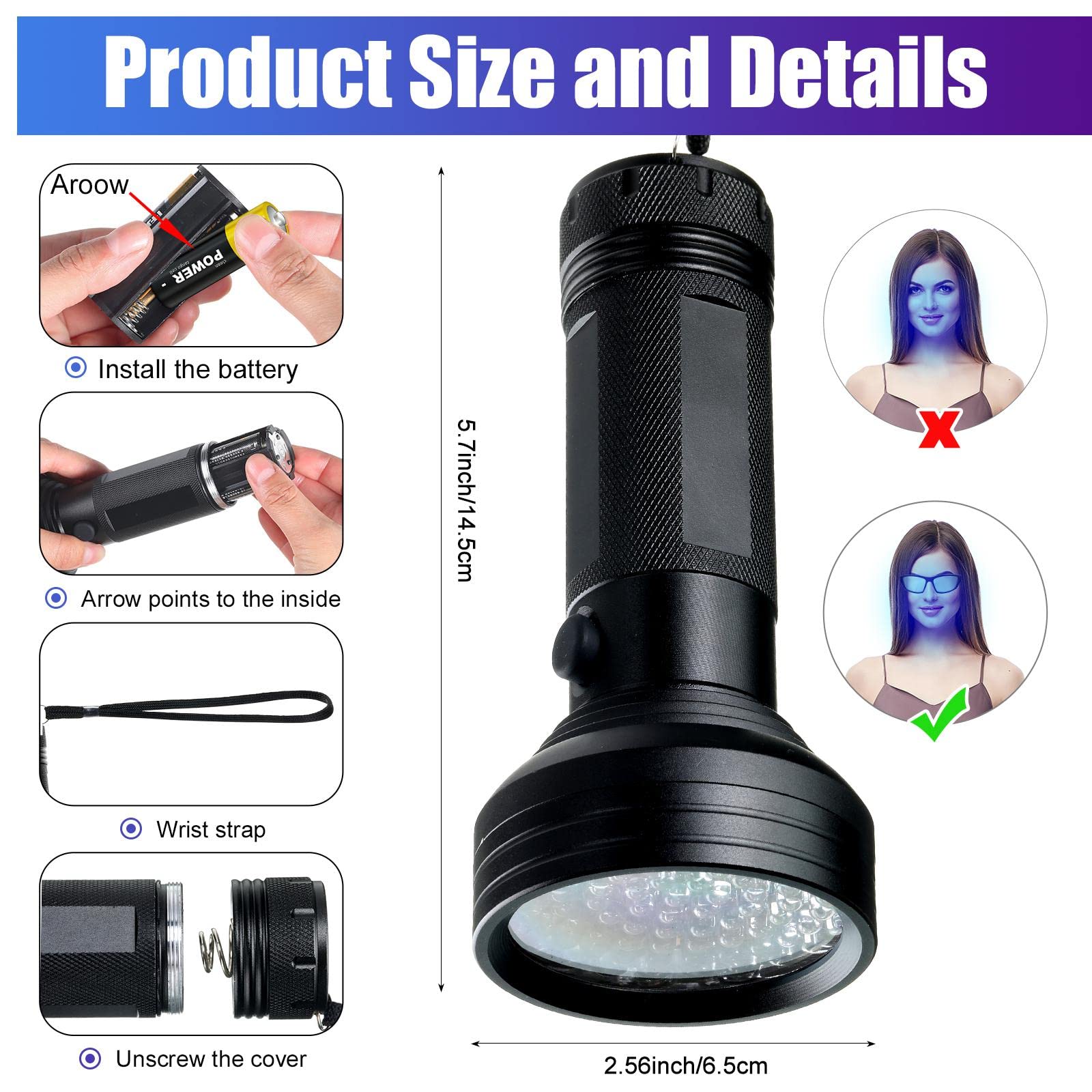 Arcas Alu 9 LED LED Mini-Taschenlampe Batteriebetrieben 65 G Kaufen