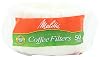 Melitta 8-12 Cup Basket Coffee Filters, White, 50 Count Pack of 12