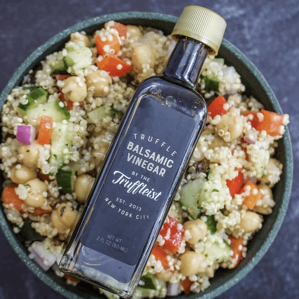The Truffleist Oil Sampler Set – Mini Truffle Infused Oil, Balsamic Vinegar & Sunflower Oil Variety Pack, 3 x 2 fl oz Bottles