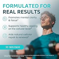 Vista 3 de NAD+ Elite Complex – NAD+ directo 300 mg con urolitina A, resveratrol, CoQ10 y mezcla de antioxidantes – Energía celular, apoyo mitocondrial