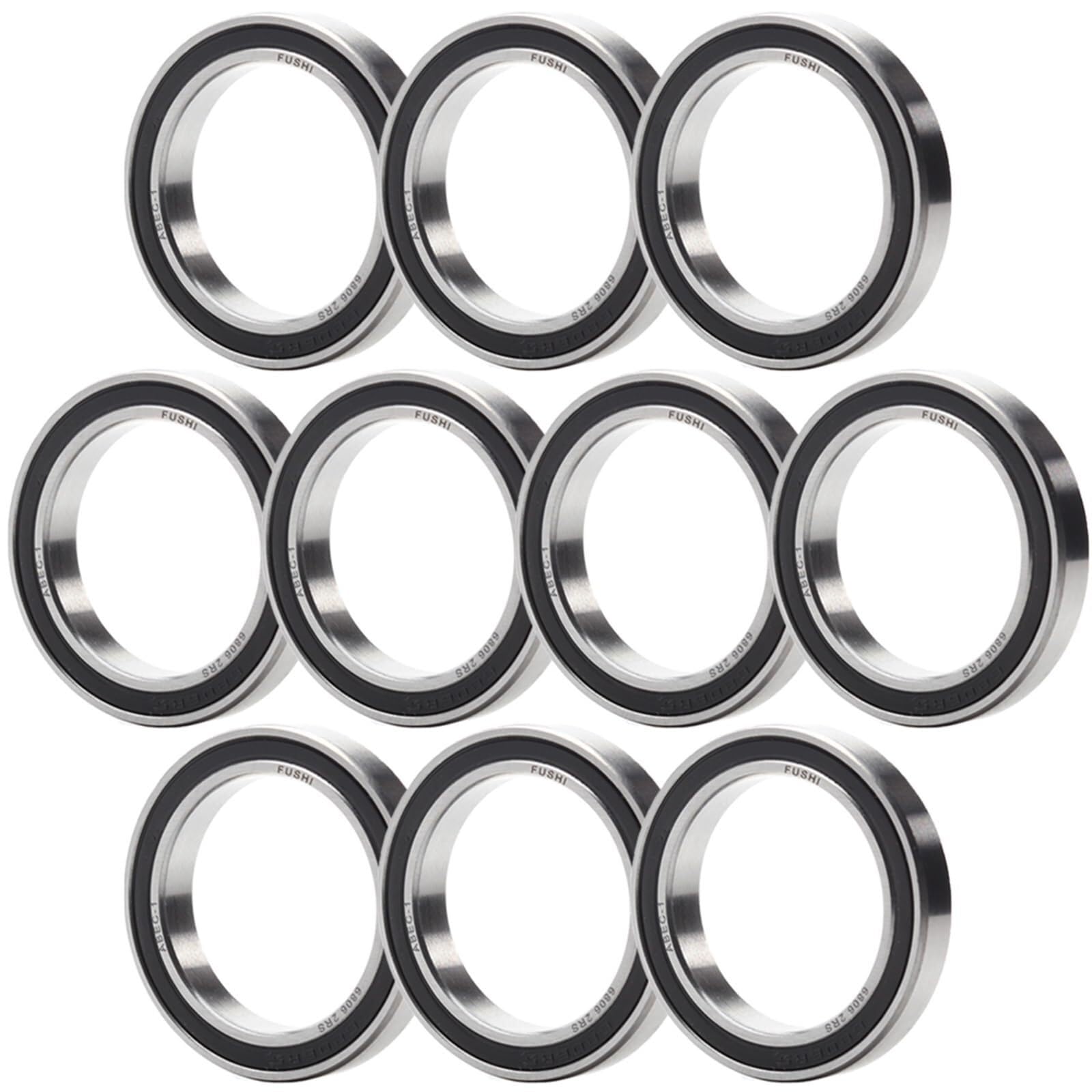 Cuscinetti, 6806-2RS Cuscinetto (10 PZ) 30 * 42 * 7 mm Sezione sottile 6806 Cuscinetti a sfere 2RS 6806RS 61806 RS