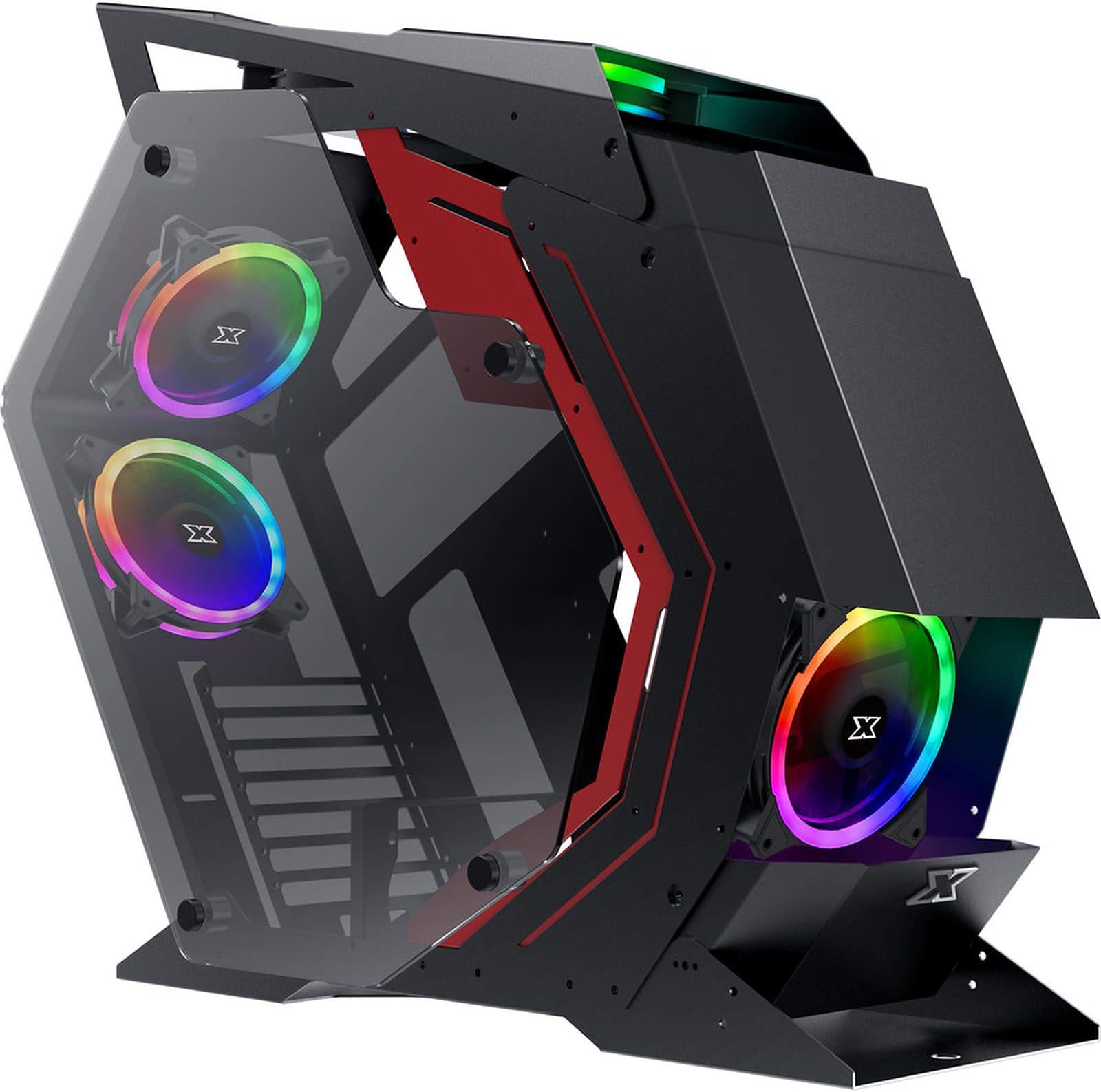 Xigmatek Perseus RGB Medium Tower ATX Case with Glass Panels (Black)