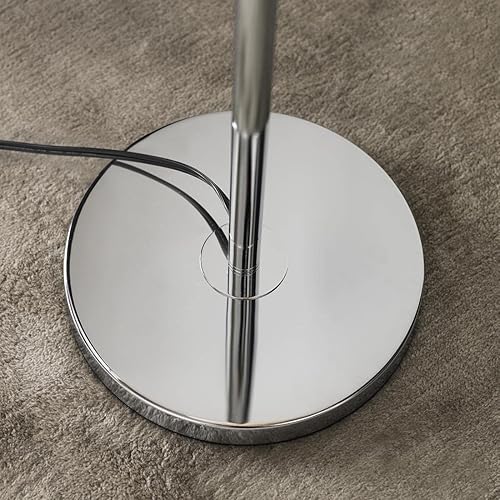 Miniatura 8 de Lámpara de pie, elegantes lámparas de pie de plumas blancas con interruptor de encendido/apagado en línea