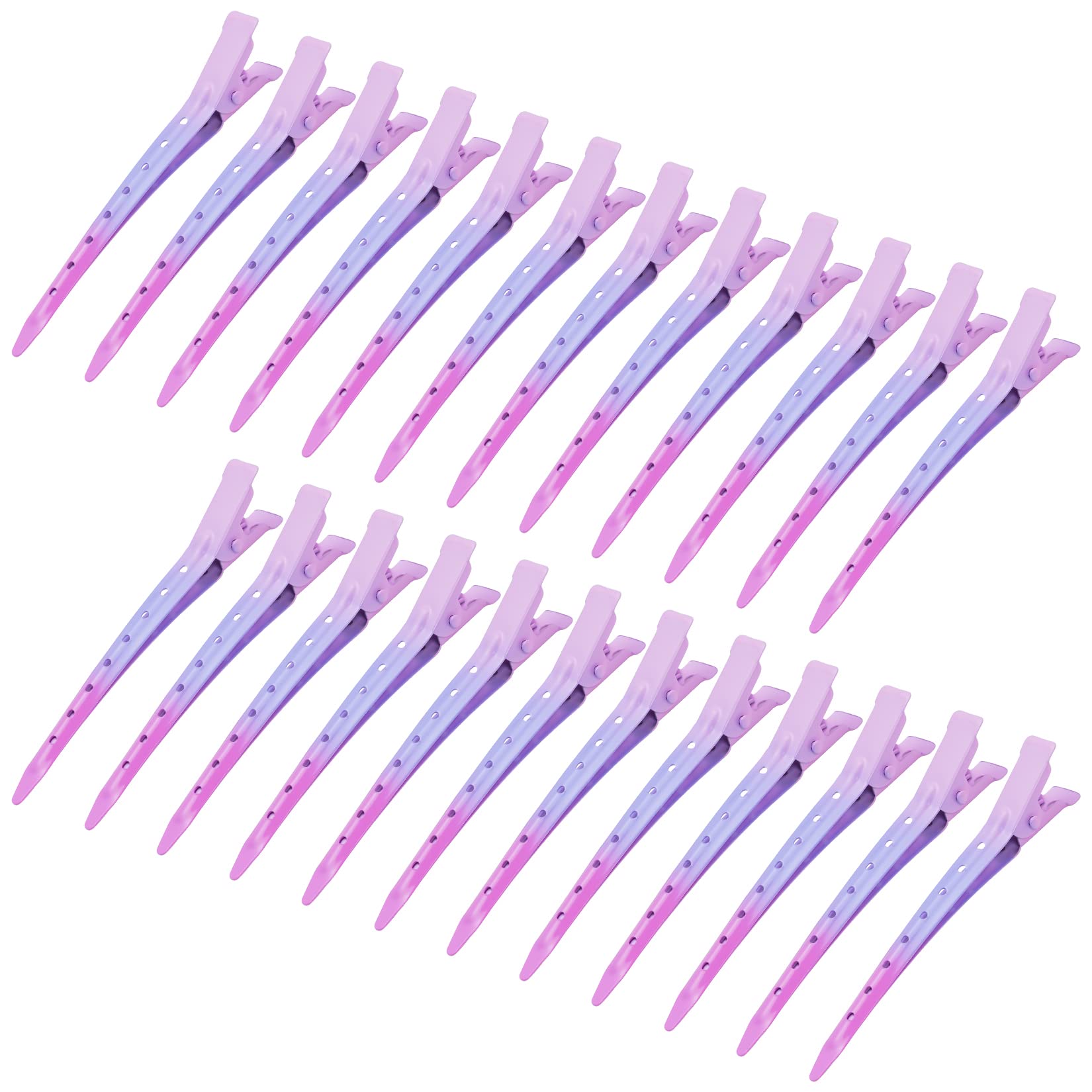 Duck Bill Hair Clips - 24 Pack Silver -15