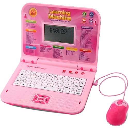 LESHITIAN Kids Laptop, 65 Learning Modes, Educational Learning Computers for Kids Ages 3+