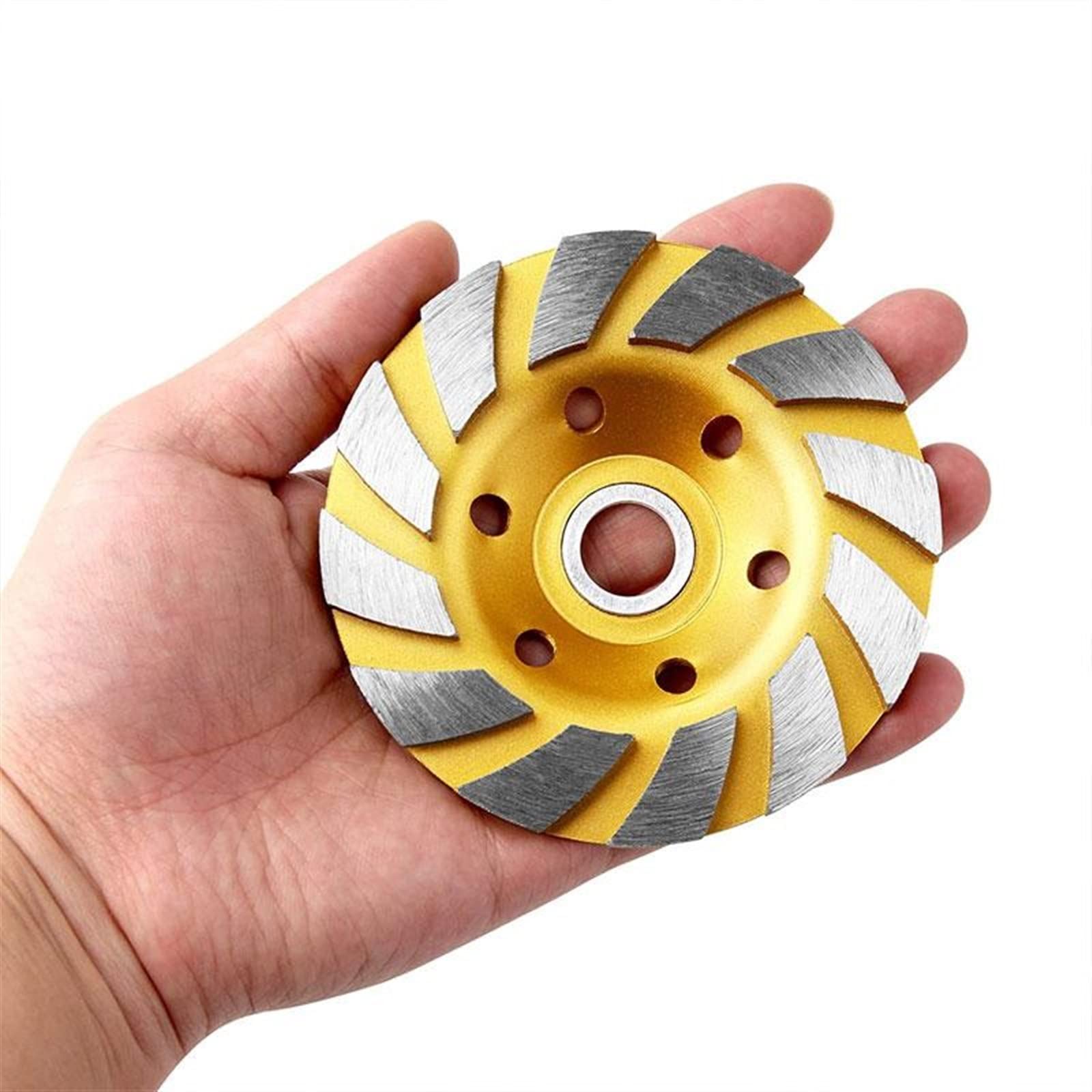 Szlifowanie Turbo szlifowanie diamentowe koło garnkowe tarcza do rzeźbienia w drewnie kształt miski szlifierka do kubków beton granitowy kamień Cut Drop Shipping koło