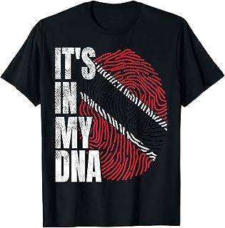 It's in My DNA Trinidad and Tobago Flag Proud Boy Girl Gift T-Shirt