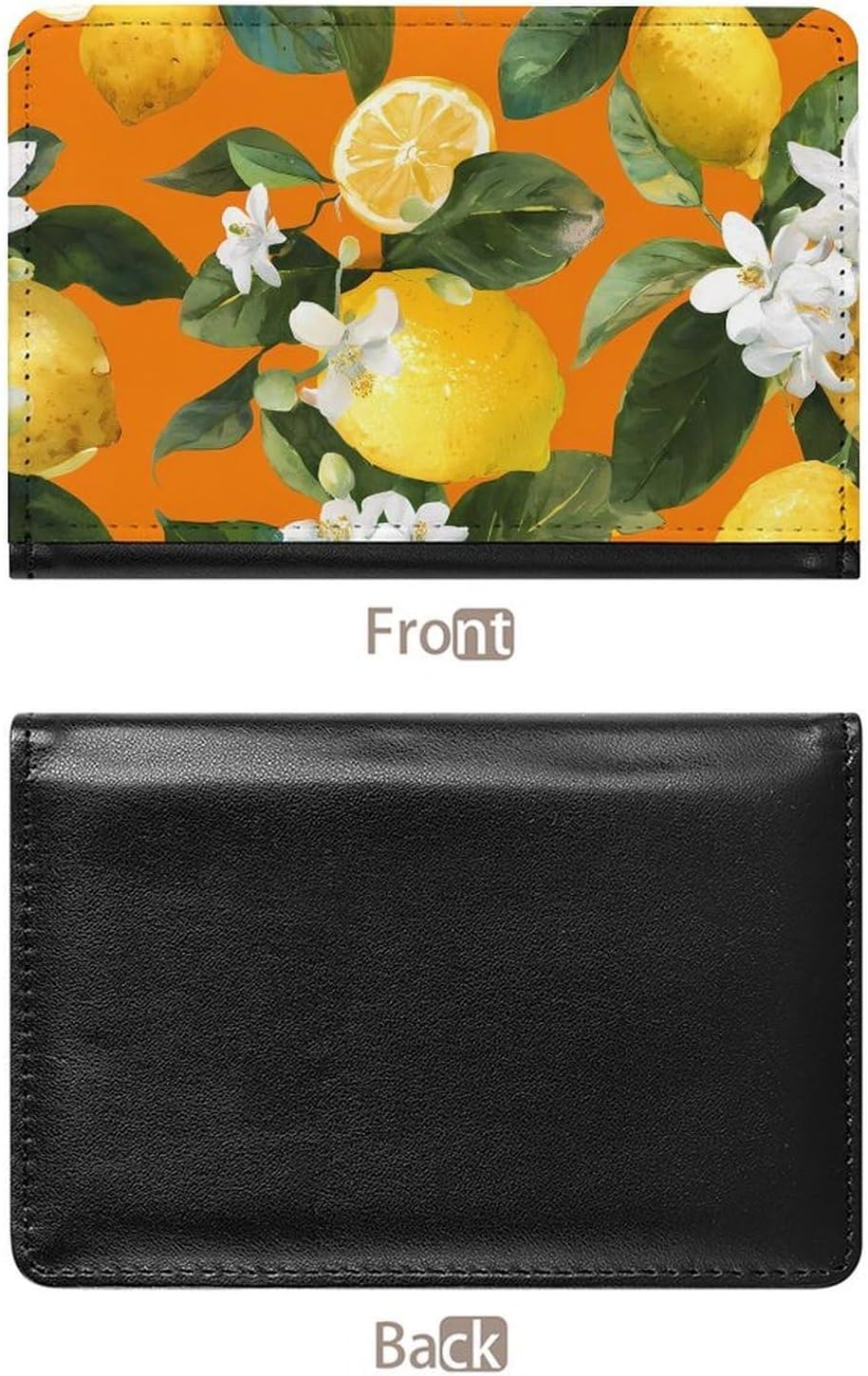 Lemon Passport Holder Cover Wallet with Card Slot Travel Accessories Documents Organizer Protector