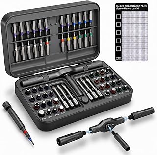 DYLIFE 66 in 1 Magnetic Ratcheting Screwdriver Set with Detachable Handle | S2 Steel Bits, Flexible Shaft for Electronic