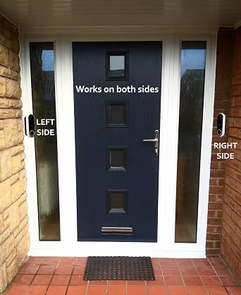 45 Corner Mount Wedge Compatible with Google Nest Hello Video Doorbell 1st Generation - Wired | Lets You Point Doorbell, Better Night Picture, Reduced Infrared Glare, Made in UK
