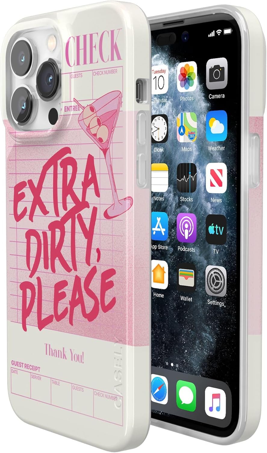 Casely iPhone 14 Pro Max Case | Extra Dirty Please | Fun on Weekdays | Compatible with MagSafe | Classic Ultra Thin Design