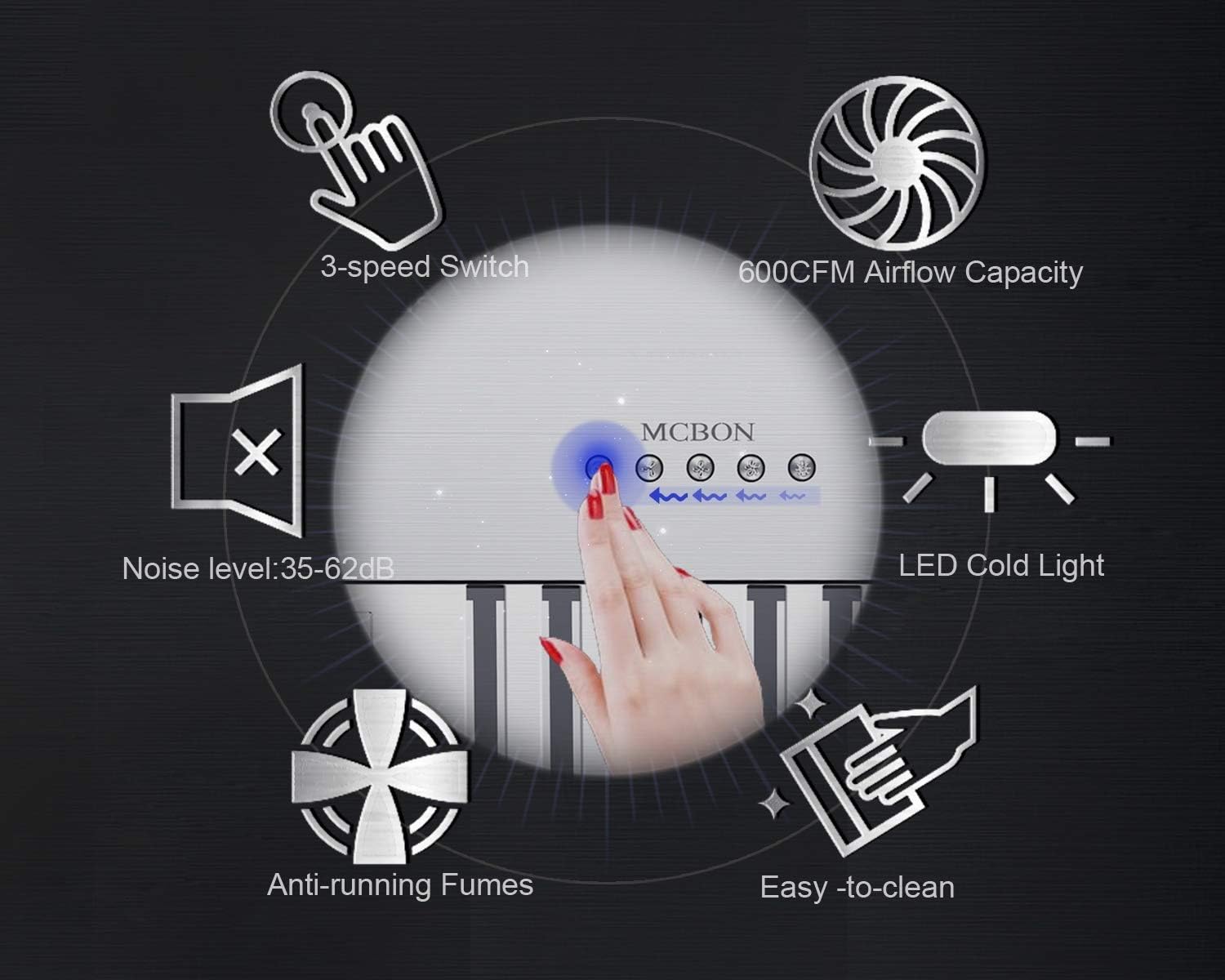 Best Cyber Monday π₯ Range Hood Insert 30 Inch,Vent Hood Insert,Ducted/Ductless Convertible Range Hood,600 CFM,Stainless Steel,With Charcoal Filter,MCBON (IE71-BLACK-30 INCH) Review Product Range Hood Insert 30 Inch,Vent Hood Insert,Ducted/Ductless Convertible Range Hood,600 CFM,Stainless Steel,With Charcoal Filter,MCBON (IE71-BLACK-30 INCH)