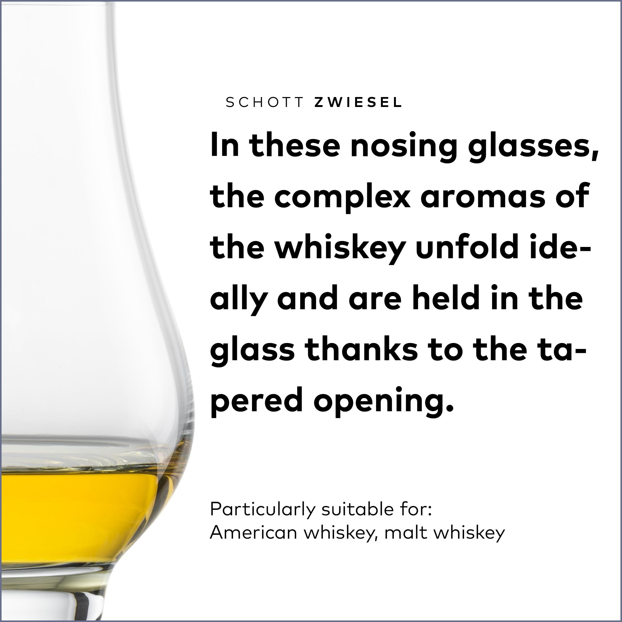Schott Zwiesel Cóctel de whisky olfatear copas para bar Conjunto de 6 10.9 oz Claro