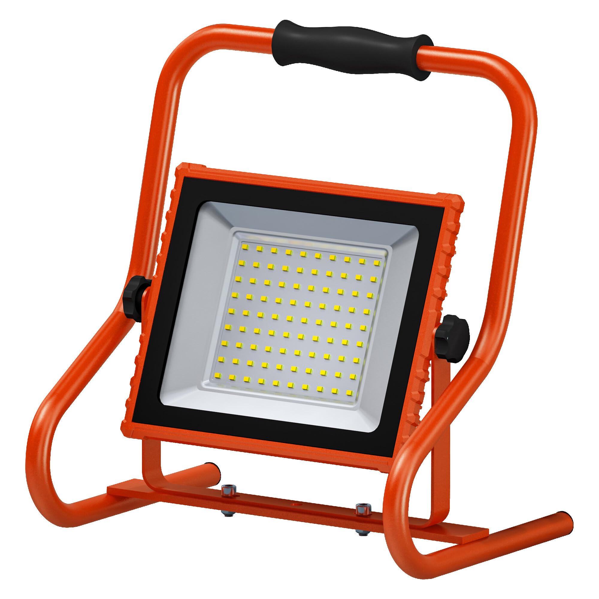 LEDVANCE Worklight - LED Stableuchte 10W mit Akku, Strahler mit 4000K kaltweiß, 800 Lumen, LED Werkstattleuchte flexibel einsetzbar dank schwenkbarem Leuchtkopf, LED Lampe, IP44