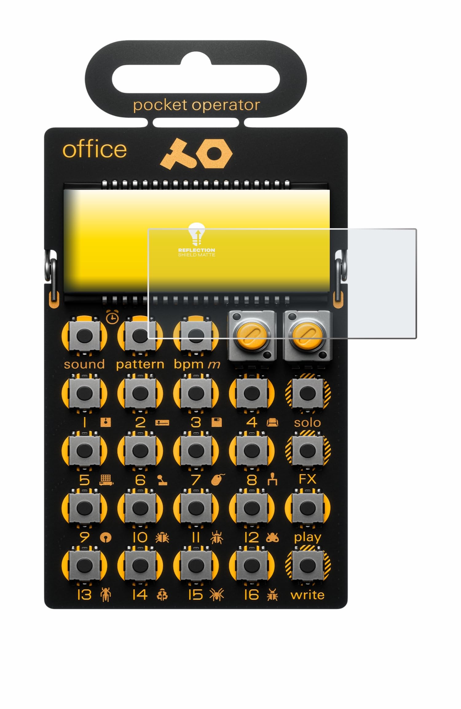 upscreen Anti-Glare Screen Protector compatible with Teenage Engineering PO-24 office – Protection Film Matte