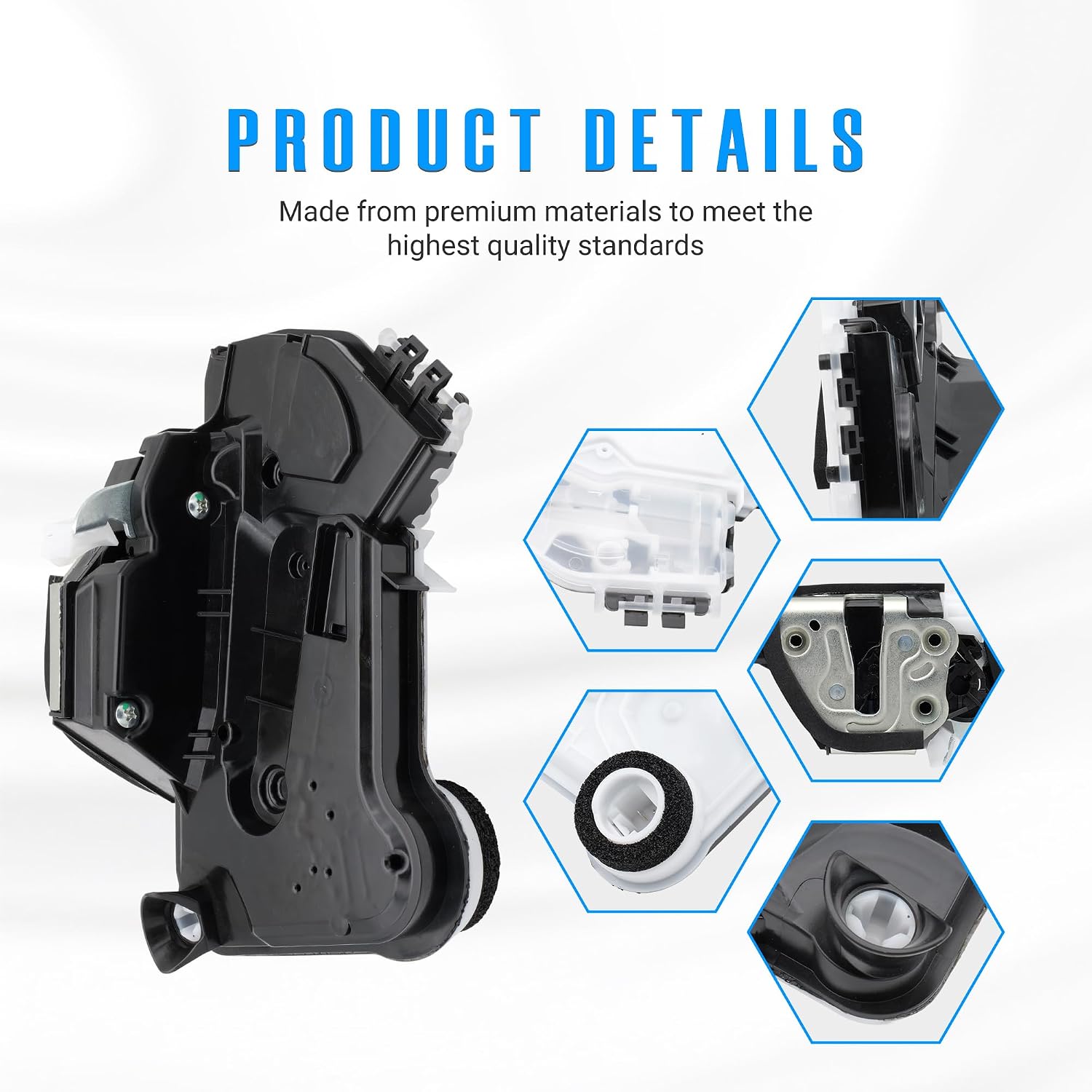 NOVAPARTS Front Left Side Power Door Lock Actuator Motor w/Latch Assembly for Toyota Corolla Camry Highlander RAV4 Sienna Lexus ES250 ES300h ES350 RX350 RX450h Replace 69040-02440 937909 DLA1423
