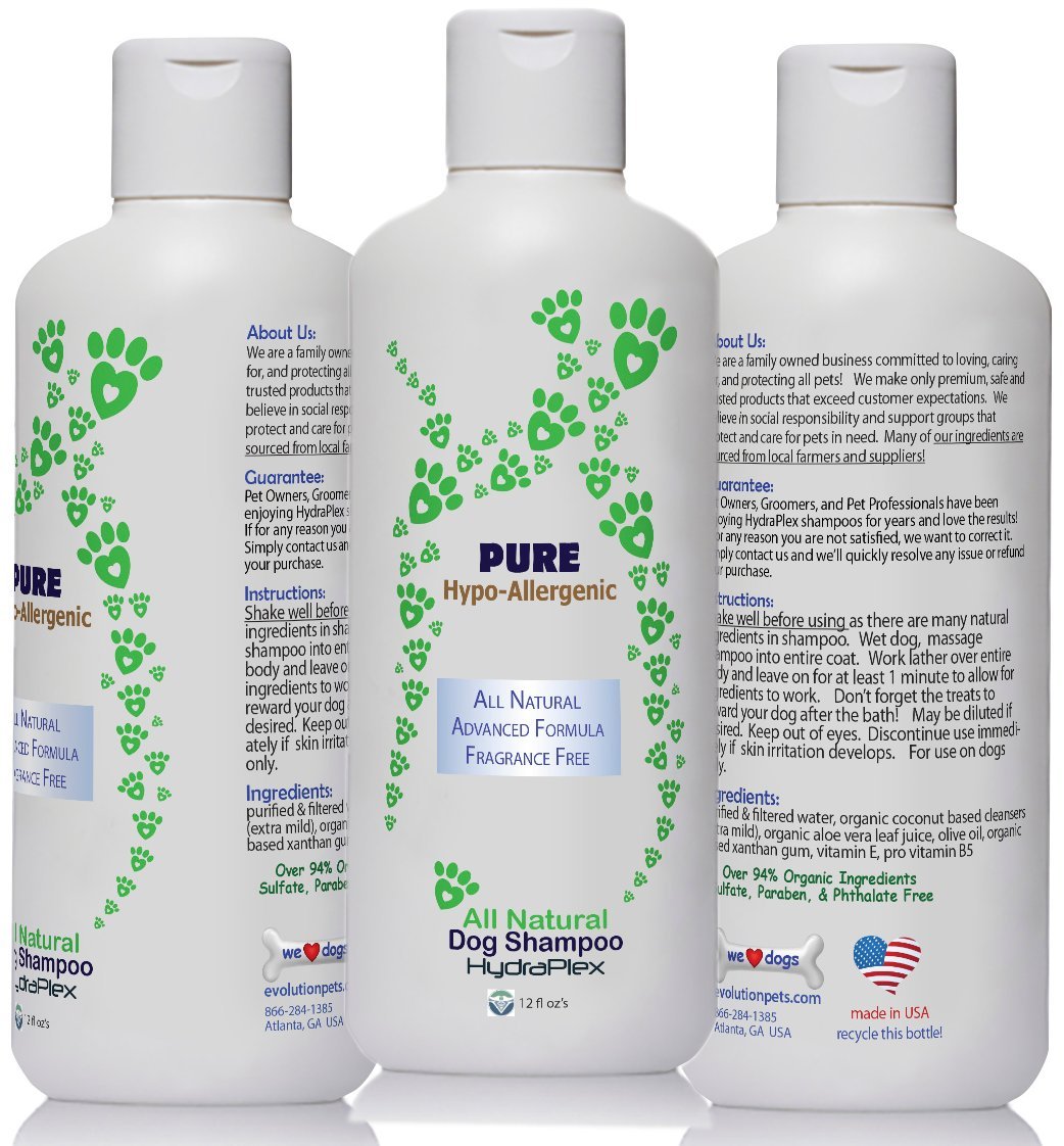 Best Hypoallergenic Dog Shampoo. Pure All Natural Dog Shampoo is Proven Safe and Effective. Pure Dog Allergy Shampoo is Guaranteed and is The Trusted Dog Shampoo Hypoallergenic Conditions Require