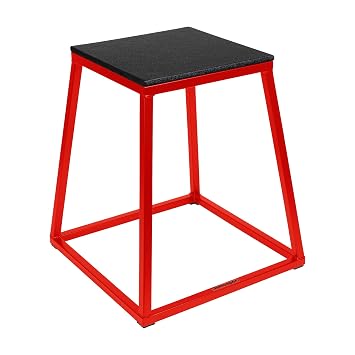 Kobo Heavy Metal Jump Box Exercise Table Plyometric Plyo Box Gym Table Unisex Trainer 30" Height (IMPORTED) (CTA-32)