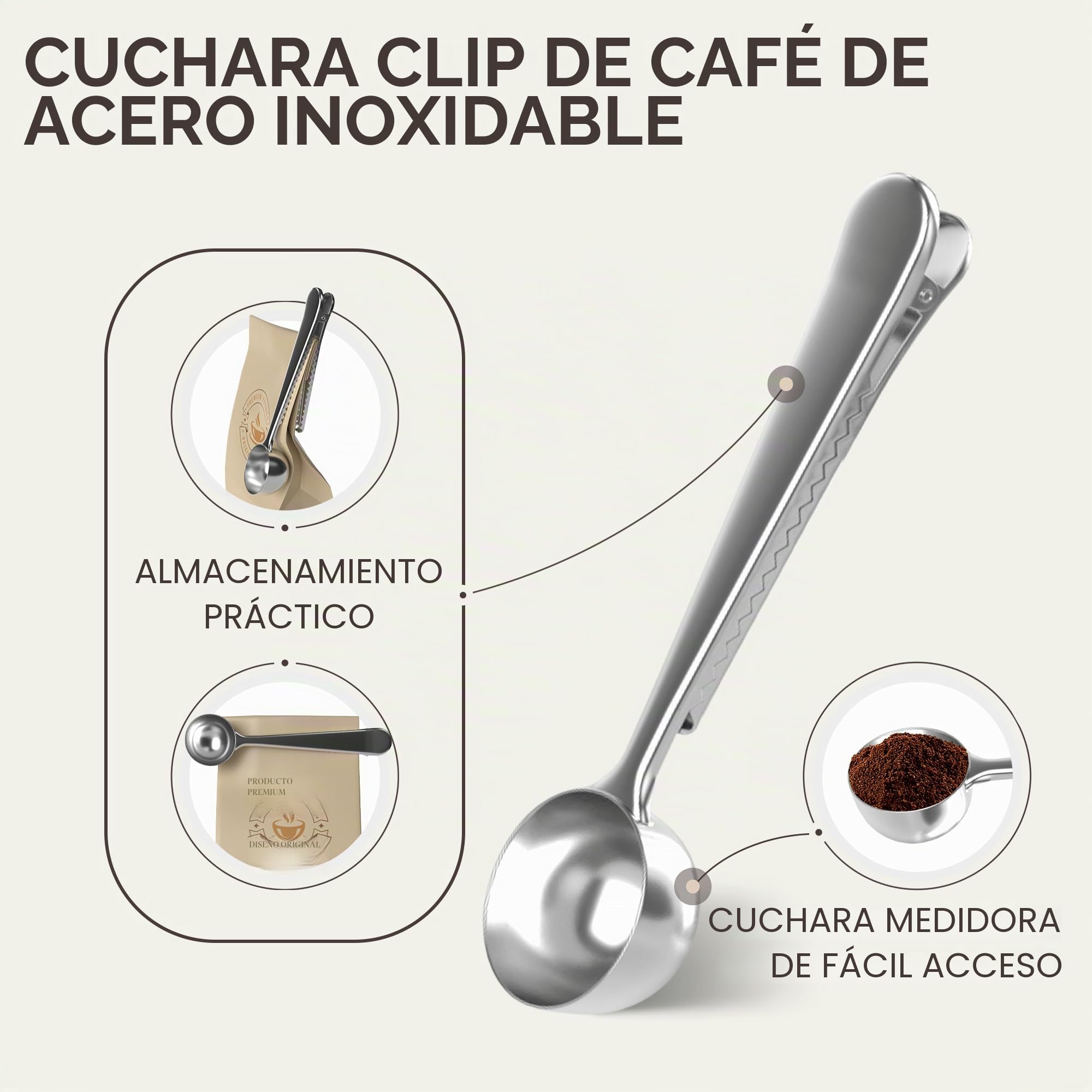 Cafe Du Chateau Cafetera Italiana Induccion de café con tapa transparente, acabado brillante, cuchara de café, 6 tazas y máquina de moca para capuchino, latte