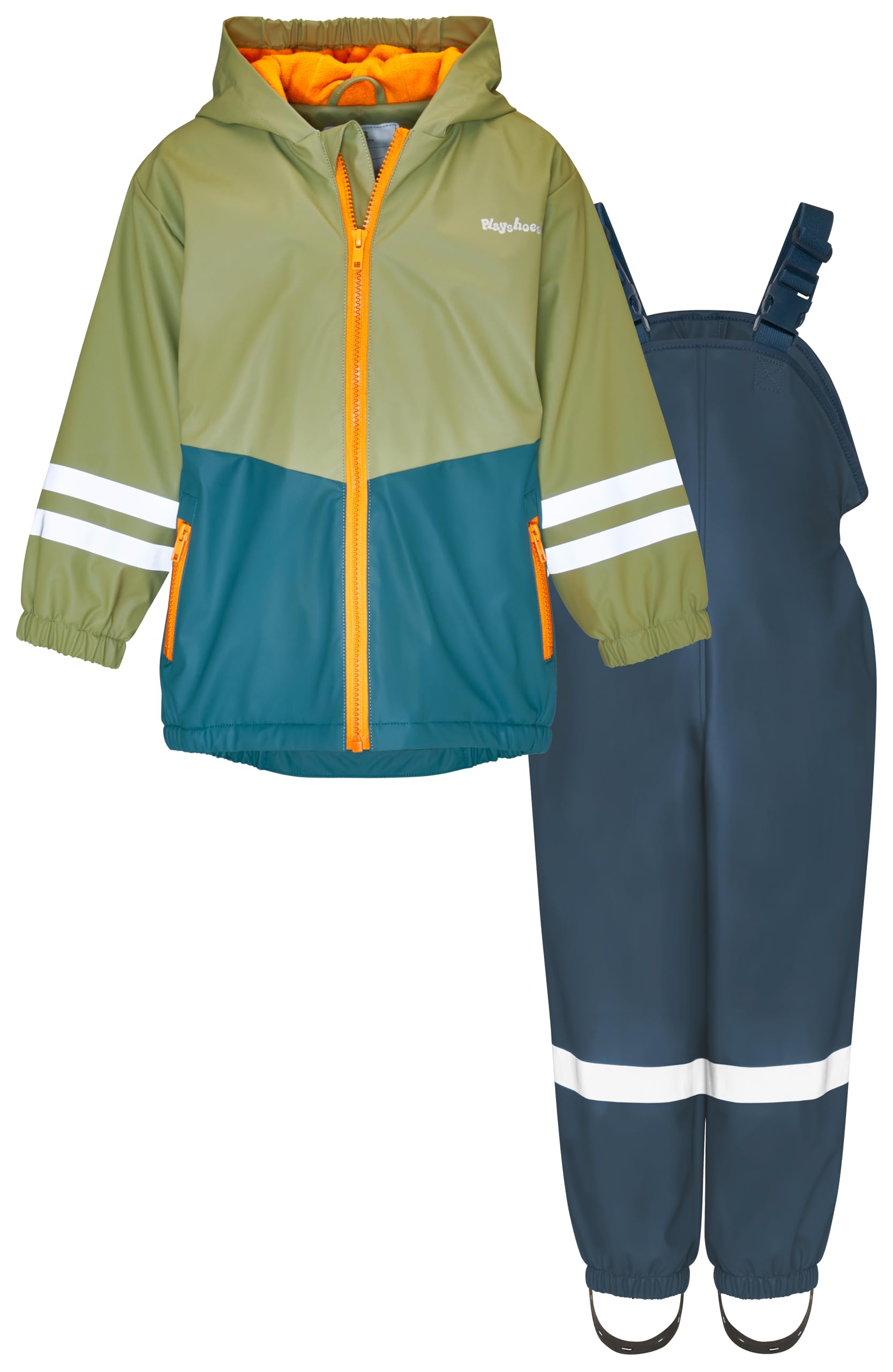 Playshoes Zweiteiliger Regenanzug Fleece-Futter
