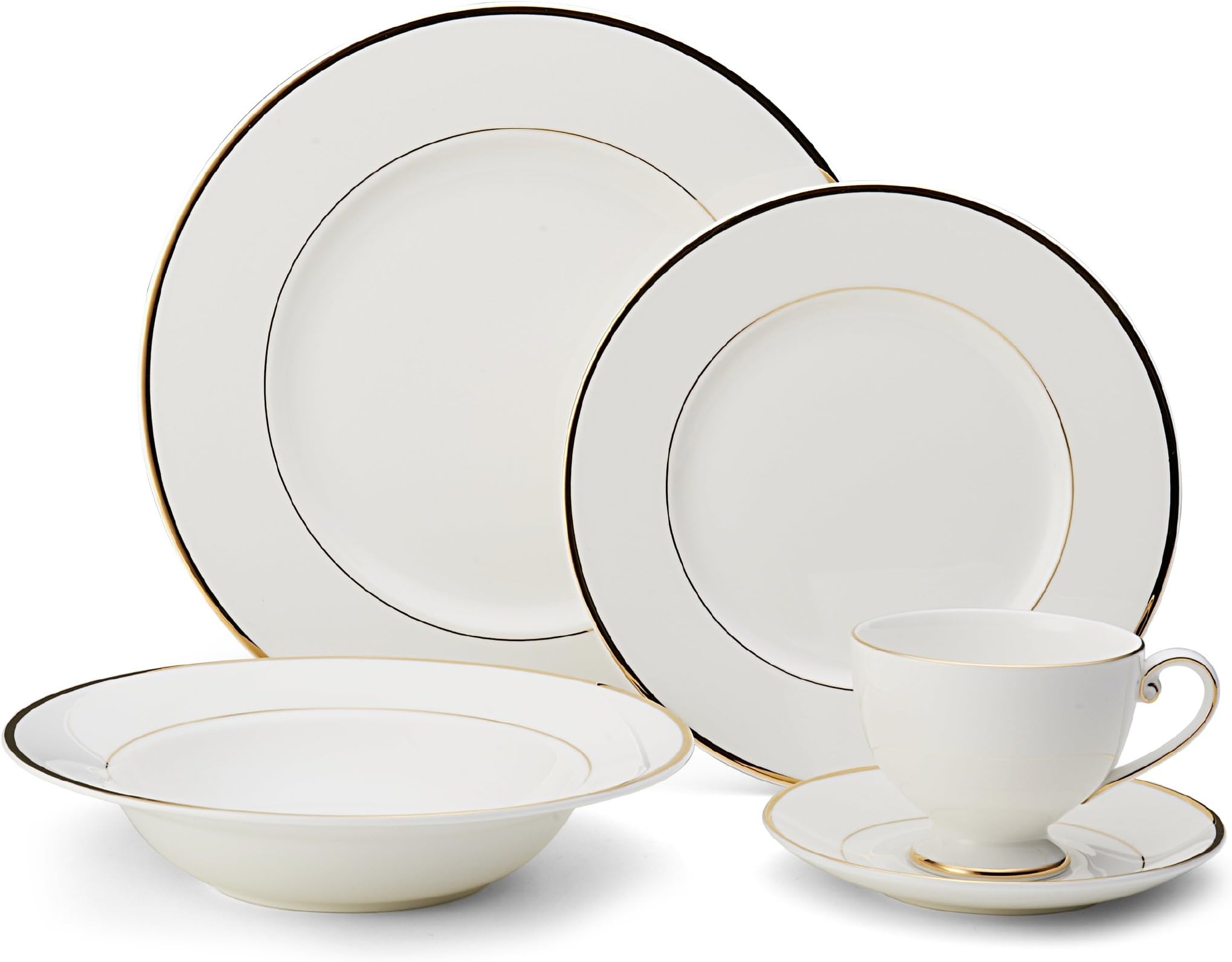 Mikasa Cameo 5 Piece Place Setting, Gold