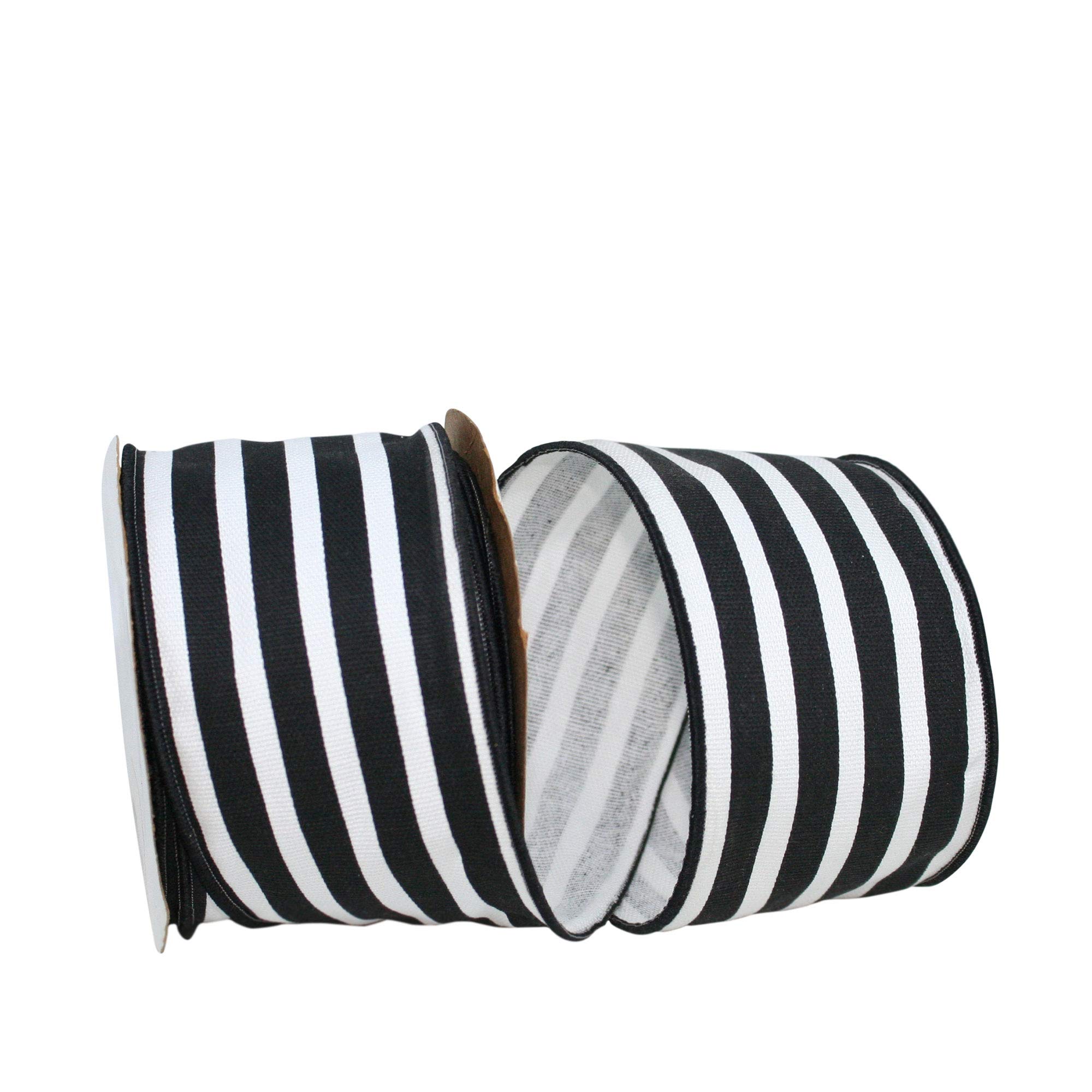 Ruban à rayures classique avec fil Noir 12,7mm ruban filaire pour décoration mariage et couture