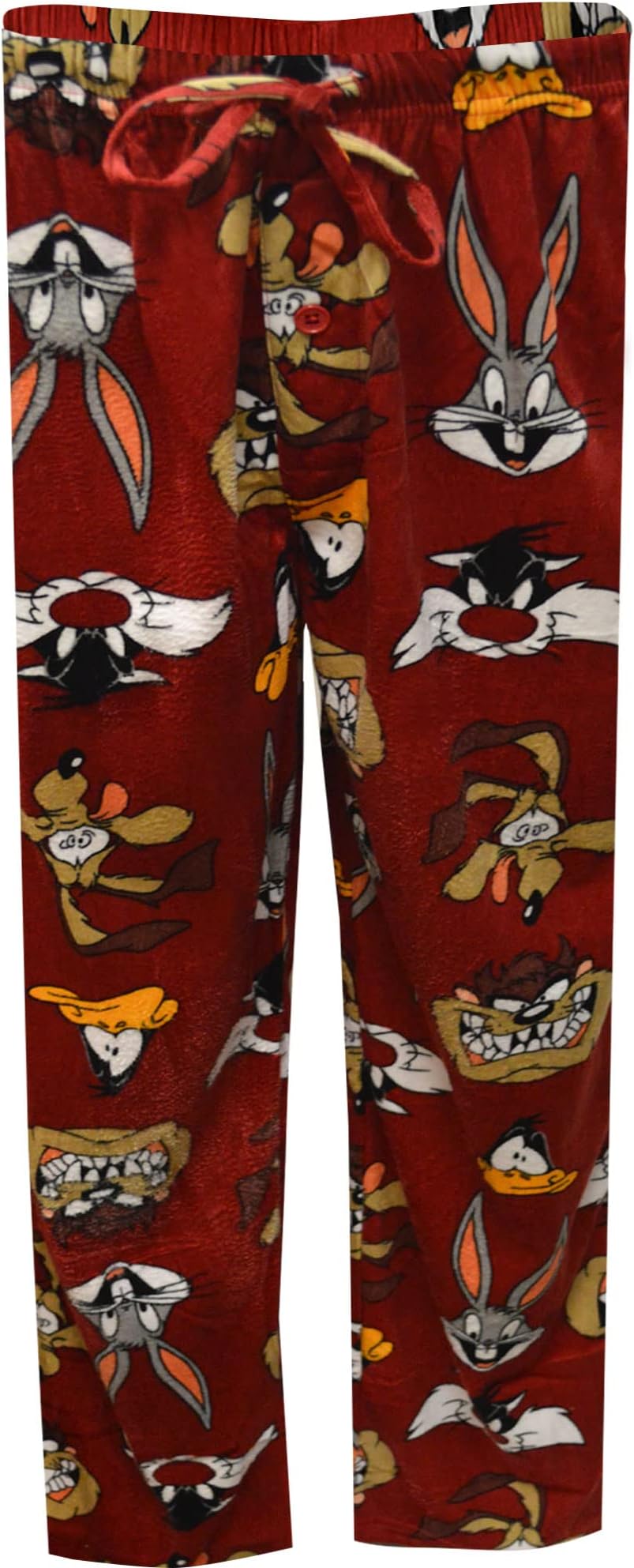 Mens Looney Tunes Cast of Characters Minky Fleece Loungepants