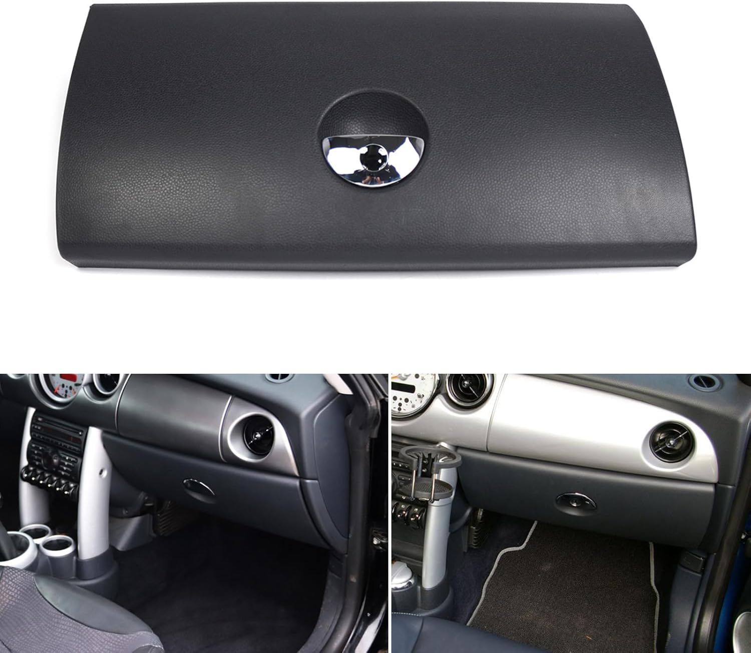 Replacement Glove Box Lid 51166959970 51167058398 Left Driver Side Car Glove Box Lid for R52 R53 Black