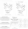10 Pack Baptism Certificates for Church with Envelopes 8 x 10 Inch Certificate of Baptism Baptismal Certificates for Baby Baptismal Award Christening Recognition Gifts Baby Dedication Cards