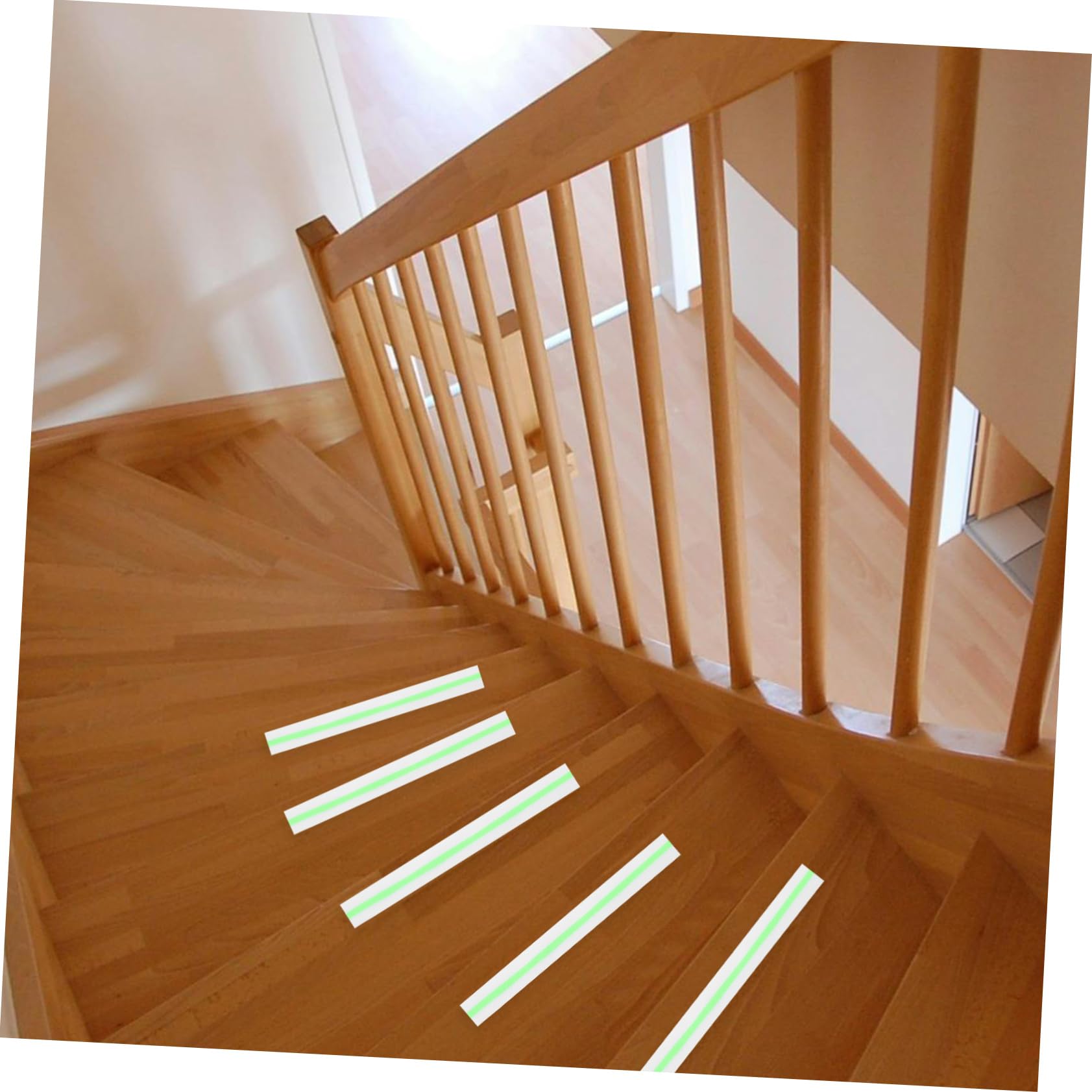 5x Anti-Rutsch-Streifen Für Treppen – Selbstklebend, PVC, Schwarz, 76x15,5 Cm