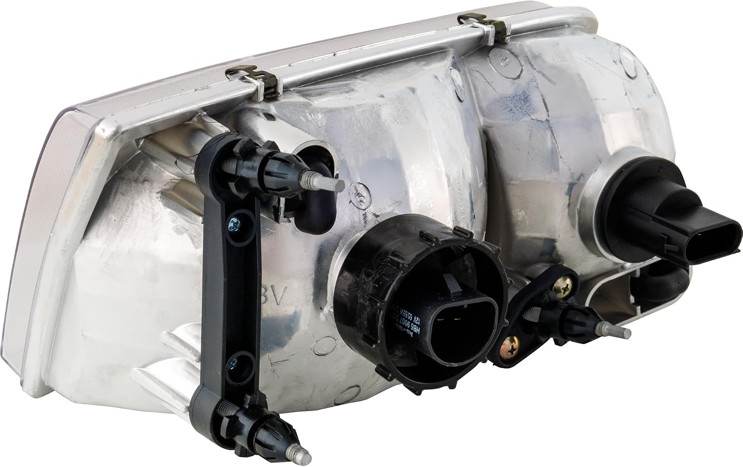 Compatible with 98-11 Crown Victoria Front Headlight Headlamp Halogen Head Light Lamp with Bulb Left Driver Side