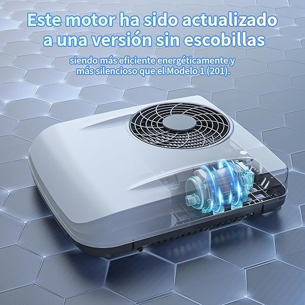 K202 Aire Acondicionado 12V para Caravana y Coche, Climatizador de Techo Frío y Calor 10000 BTU, Compresor Inverter Scroll, Sistema Precargado R134a - 5