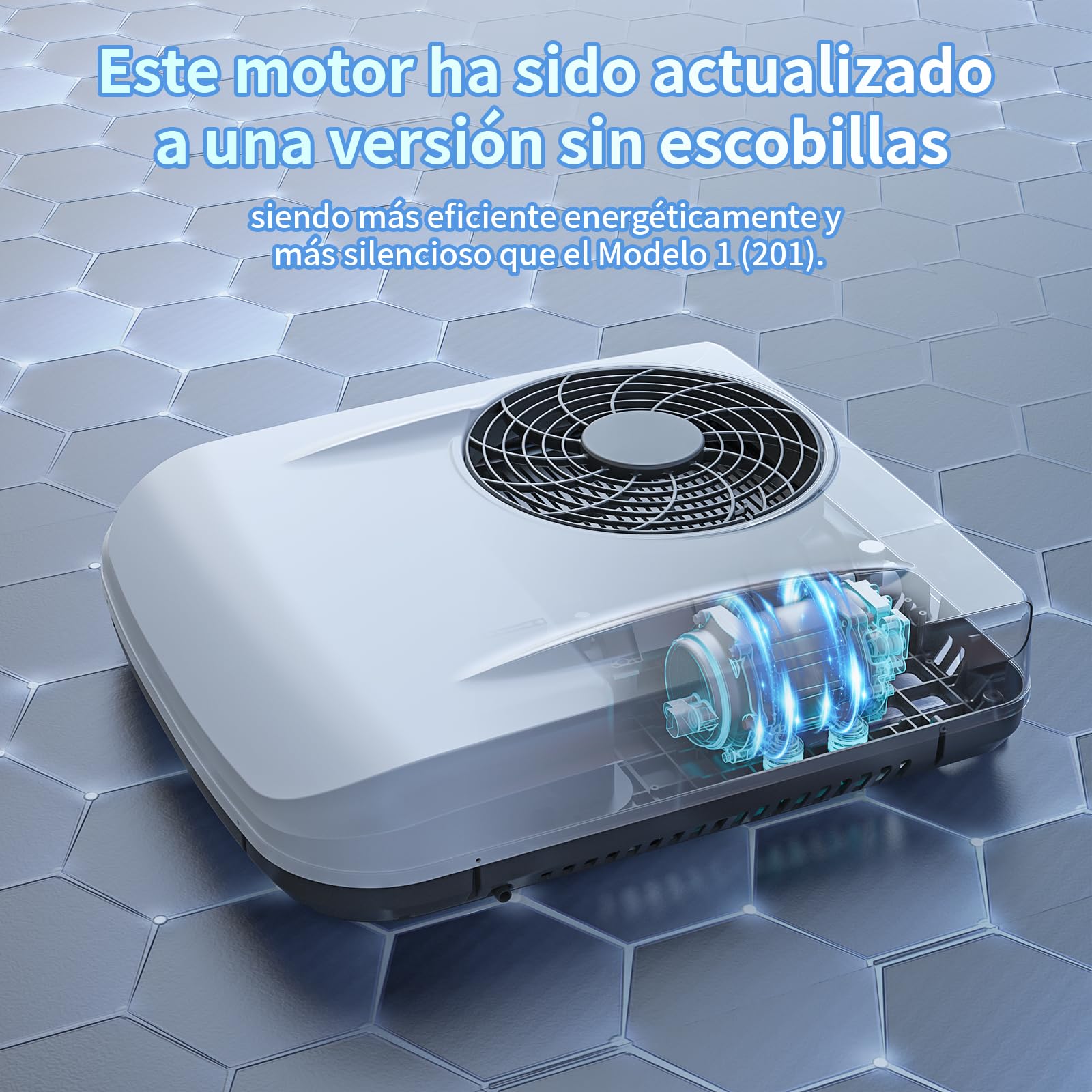 ClimWagon K202 Aire Acondicionado 12V para Caravana y Coche, Climatizador de Techo Solo Frío 10000 BTU, Compresor Inverter Scroll, Sistema Precargado R134a - 5