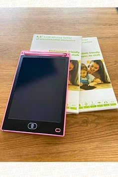 grafik digital çocuk yazı tahtası çizim tableti lcd 8.5 ınc Pembe