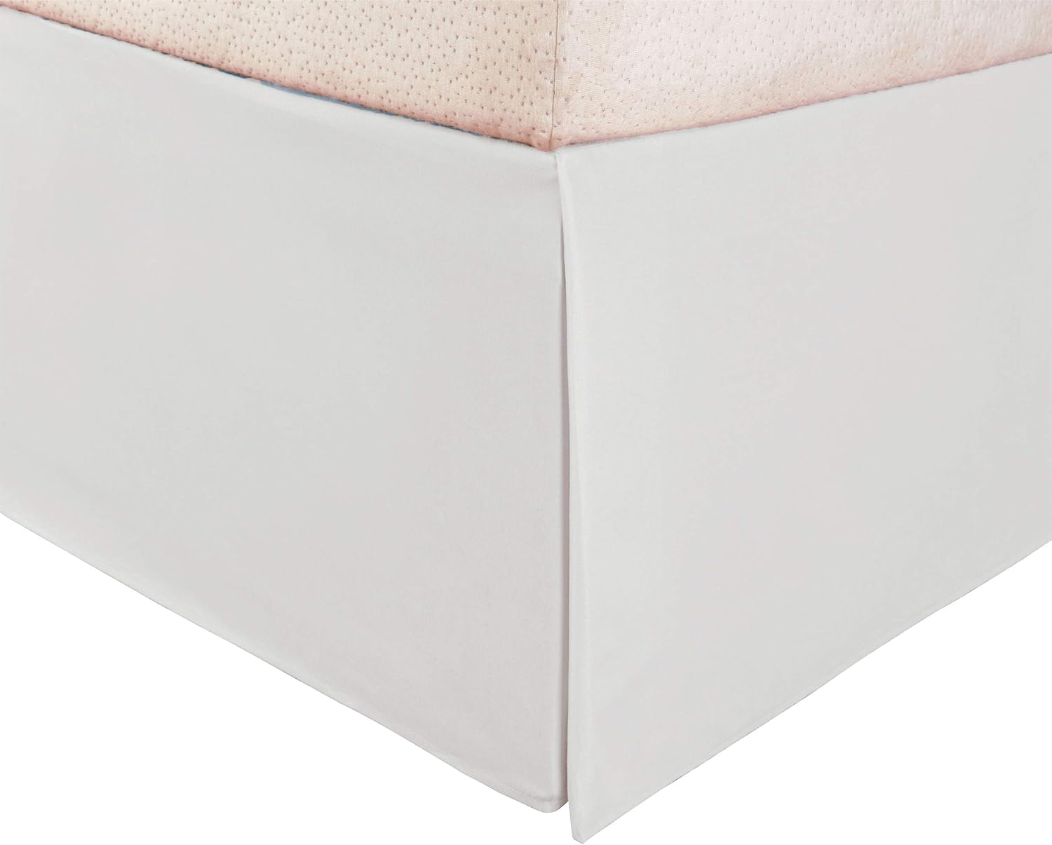 SUPERIOR Queen Bed Skirt 15" Drop, Wrinkle Free Microfiber Dust Ruffle, Plum : Home & Kitchen