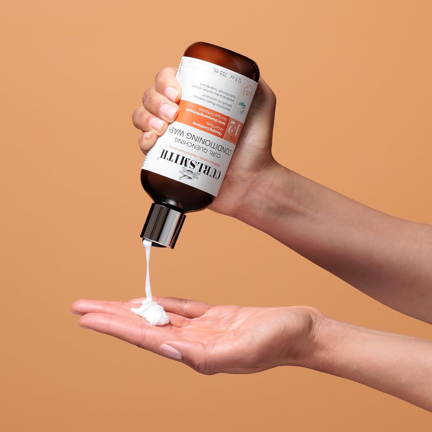 CURLSMITH Curl Quenching Conditioning Wash - Co-Wash Cleanser, Gently Moisturizes, Sulphate-Free Co-Wash, For All Curl Types, Vegan & Cruelty Free - Image 7