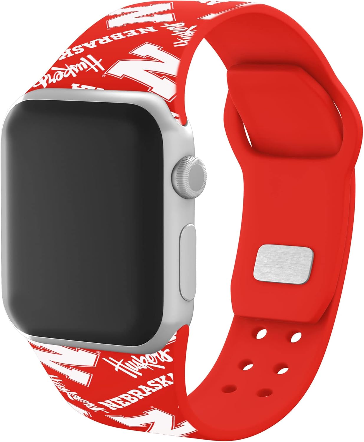 Affinity Bands Nebraska Huskers HD NCAA Watch Band Compatible with Apple Watch - All Series