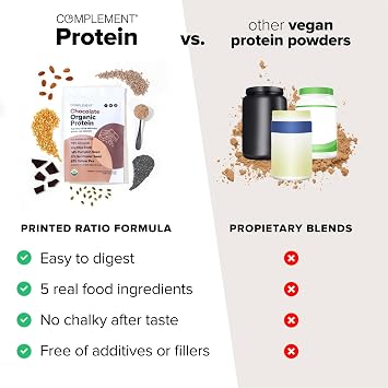 Complement Organic Protein Bundle | Vanilla & Chocolate Vegan Protein for Post-Workout Recovery & Daily Nutrition