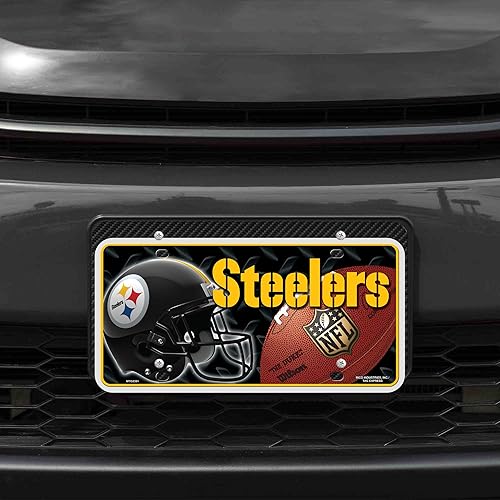 Vista 96 de Rico Industries Placa de matrícula de metal unisex para adultos de la NFL