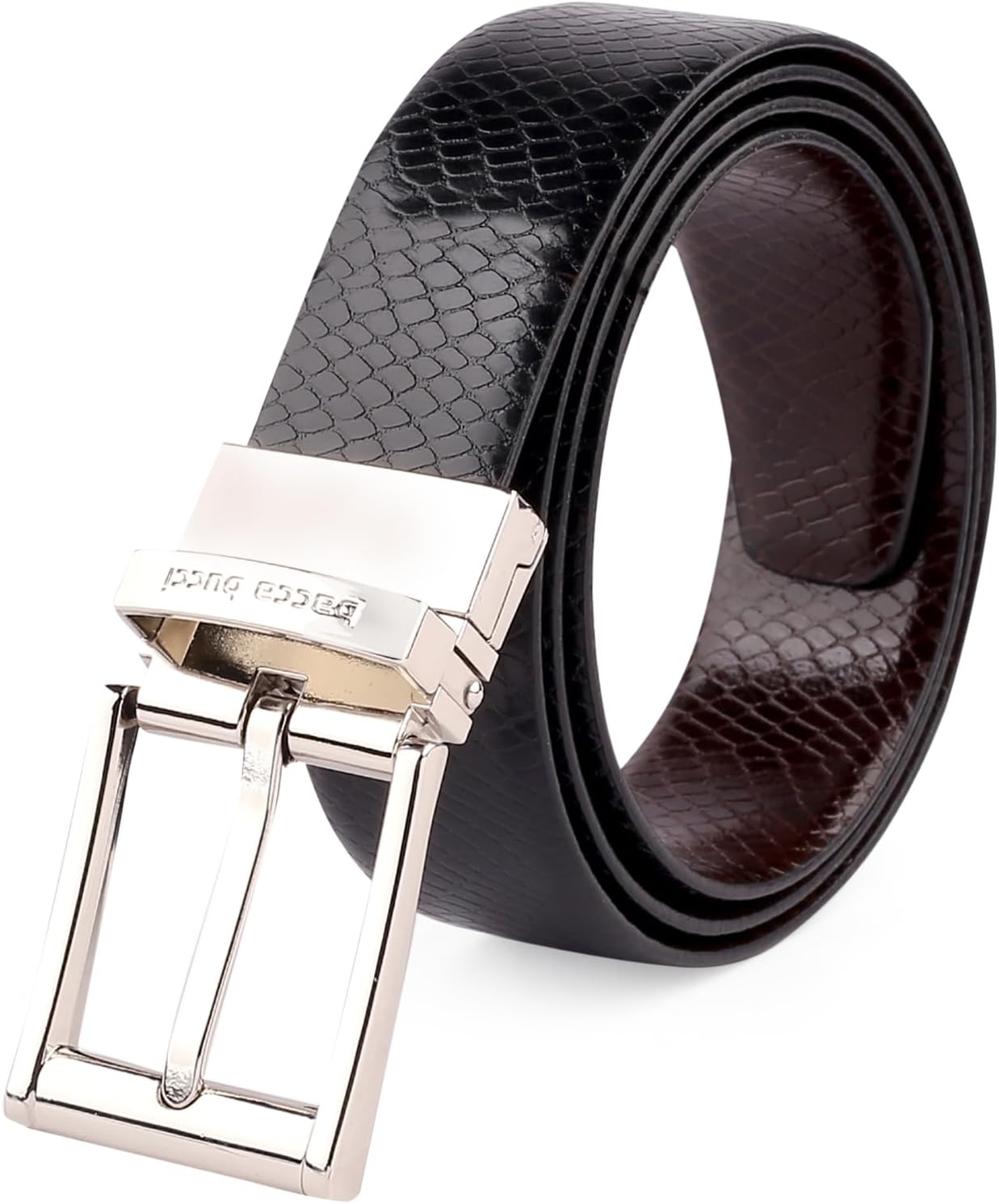 Men's Genuine Leather Reversible Belt