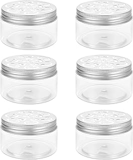 6-Pack Scent Bead Dispenser with Tight Seal Lids, Scent Beads Container, Reusable Storage for Scent Beads Air Freshener, Compact Design for Home, Car, Office