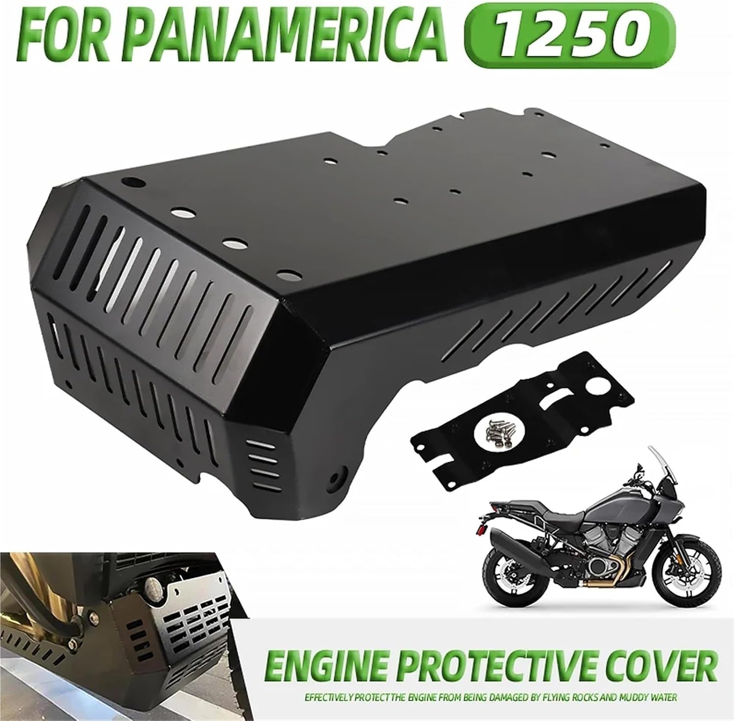 For Harley Pan America 1250 S 1250S RA1250 PA1250 Accessories Engine Protection Cover Bash Guard Skid Plate Belly Protector