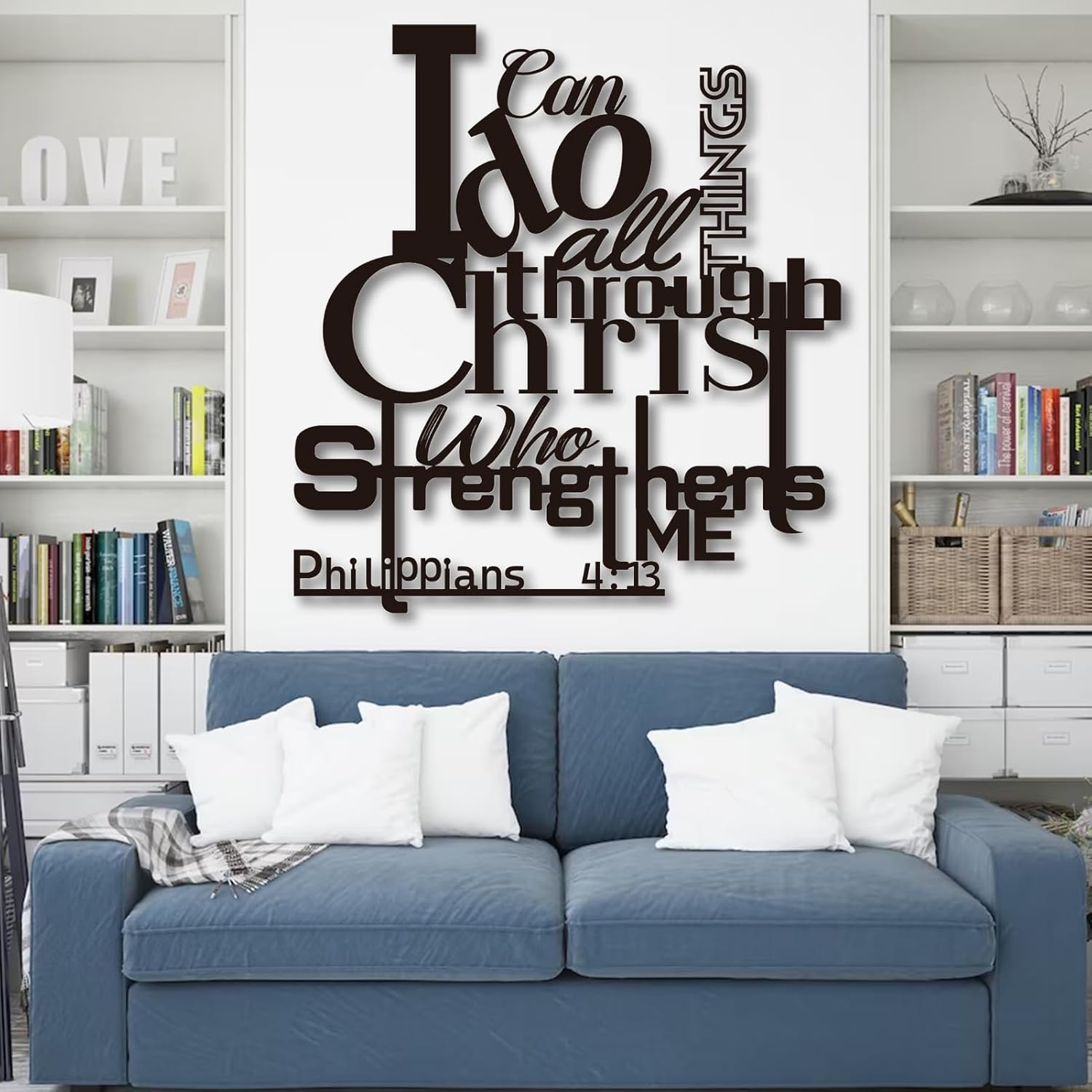 Amazon.com: I Can Do All Things Through Christ Wall Decor,Philippians 4 ...