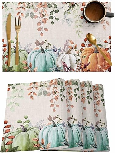 Vista 84 de Juego de 6 manteles individuales rojos para el día de San Valentín, diseño de corazón de San Valentín, resistentes al calor, lavables, manteles