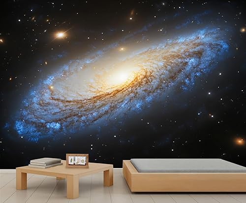 Miniatura 9 de Mural de Cyber Alleys, papel tapiz de luces de neón, decoración del hogar morado y azul, mural de pared de graffiti, murales de pared retro futuros