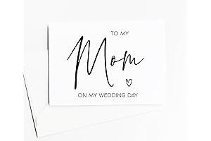 To My Mom on My Wedding Day Card
