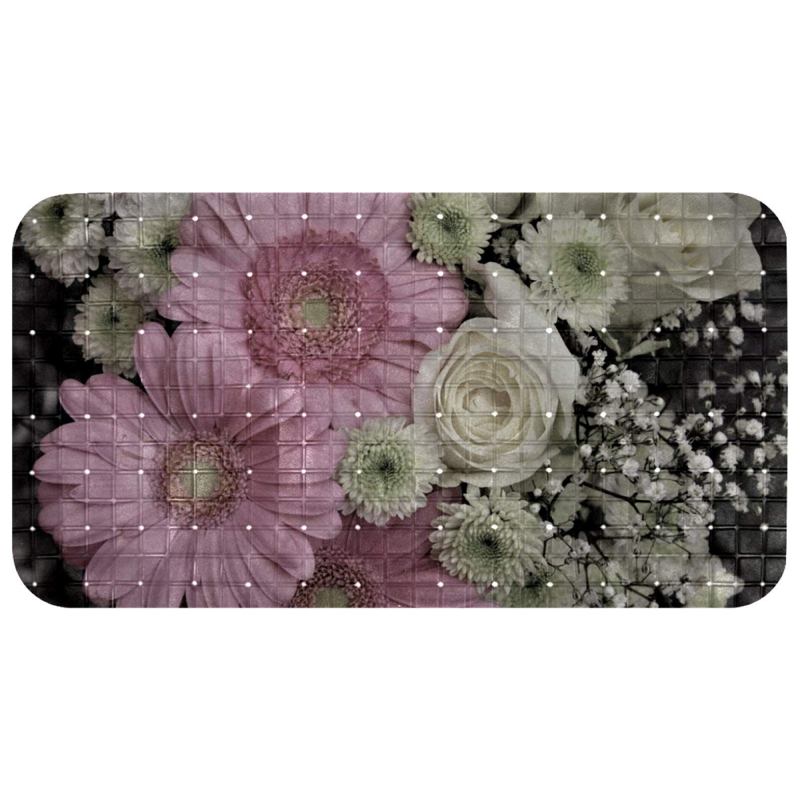 Tapis de baignoire design Bouquet Bennigiry pour adultes et enfants