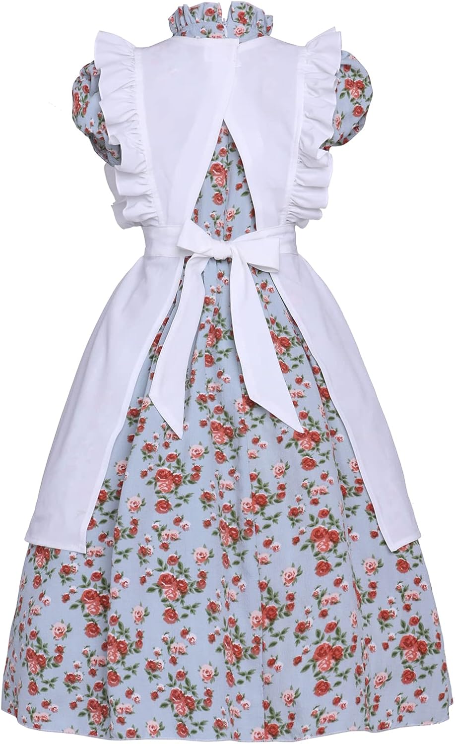 Miniatura 2 de mutou Vestidos de pradera, disfraz colonial para niñas, disfraz de pionera, vestido de peregrino floral