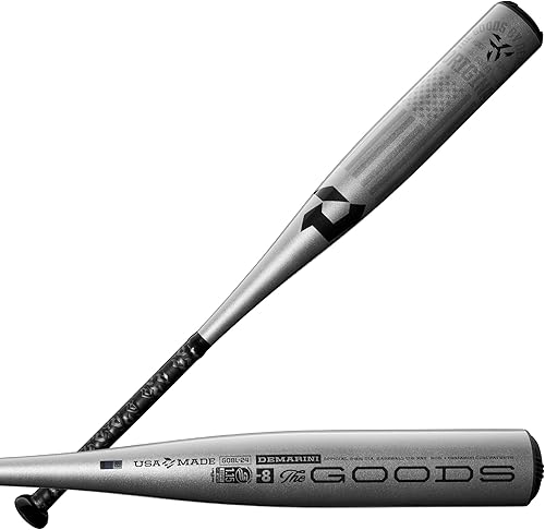 Miniatura 9 de DeMarini 2024 The Goods One Piece 2 34" Barril -10 Bate de béisbol USSSA