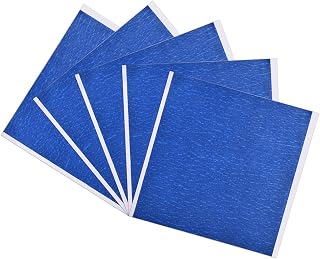 Yoidesu 5PCS 3D Printer Heat Bed Platform Sticker Sheet Build Surface Tape 210 x 200mm Square Pressure Sensitive Adhesive Sticker Tape Blue